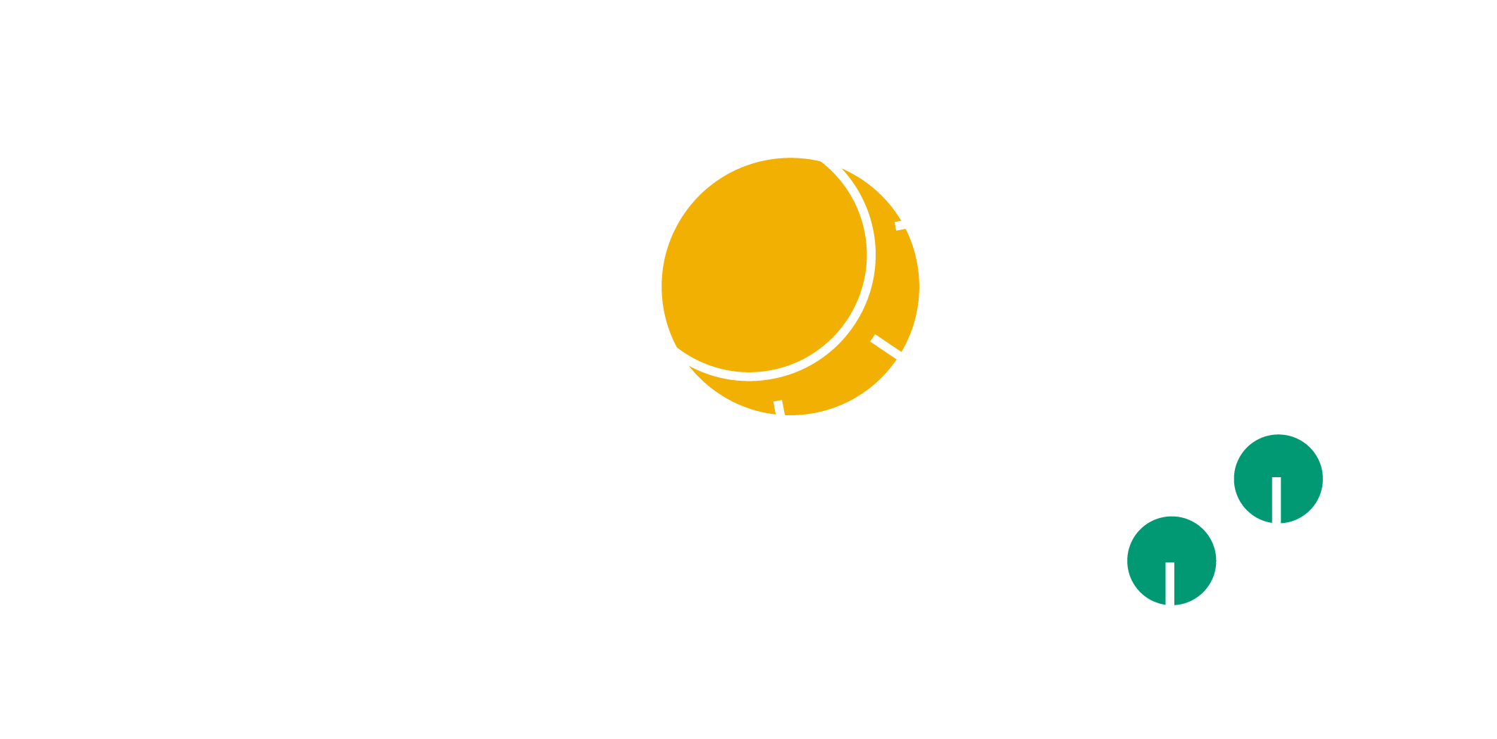 Illustration. Sol över bostadsrättsförening.