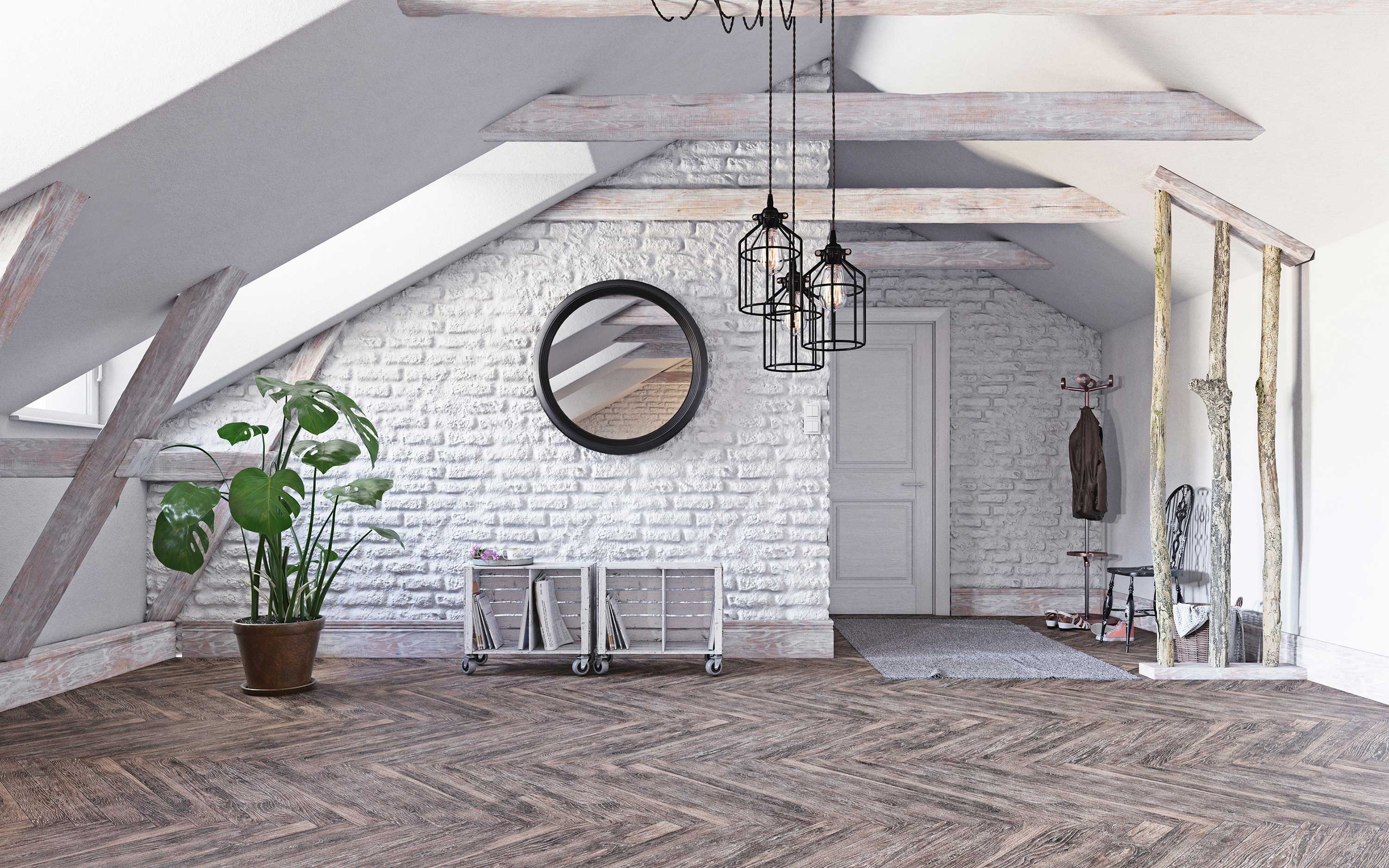 Vind ombyggd till luftig lägenhet