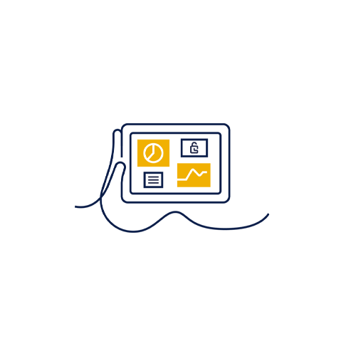 Illustration. Kundportalen SBC Hemma.