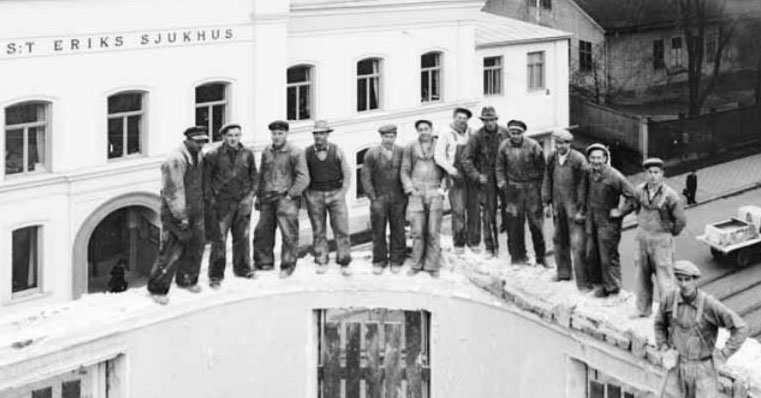 Byggarbetare på 1930-talet